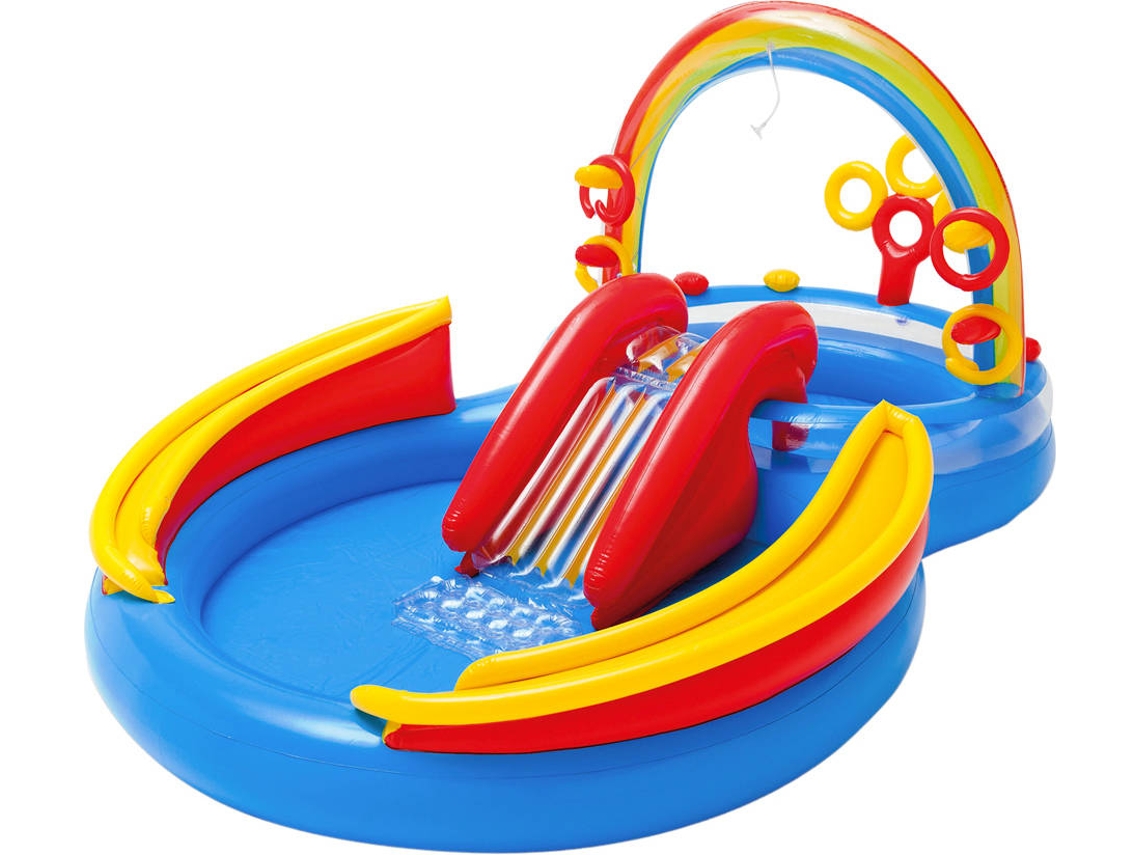 Intex Play Center Rainbow - Piscina Gonfiabile Con Scivolo Per Bambini - Foto 7