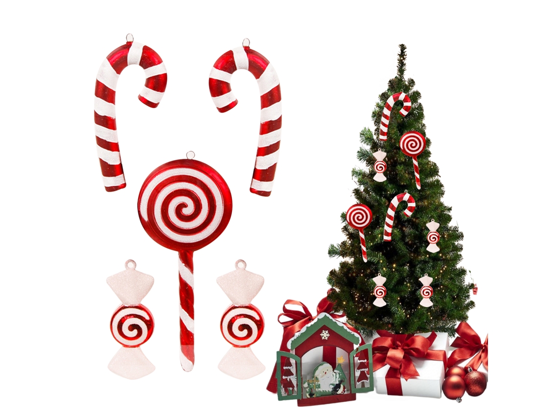 Conjunto de Molas de Natal com Doces, Proteções em Bolha e Sacos de Bolha LAXISCREED