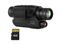 Monóculo Visão Noturna Yizhood 5x Zoom Óptico 8x Digital Dia/noite Preto