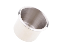 Suporte De Copo Embutido Em Aço Inoxidável Para Barco, Trailer, Motorhome, 68 Mm