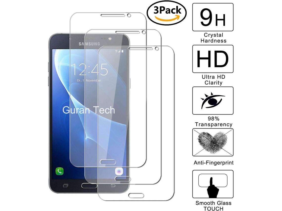 Conjunto de Películas de Ecrã Smartphone para Samsung Galaxy J7 HONGWE. (3un)