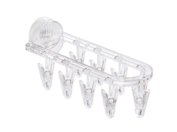 Pinces E Lingo Maleáveis E Aberturas, Étendoir E Sous-vetements E Chaussettes Multi-clips Pour La Salle De Bain