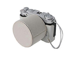 Bolsa De Couro Sintético Para Câmera Fujifilm X M5 Com Capa Protetora De Lente Brilvibera