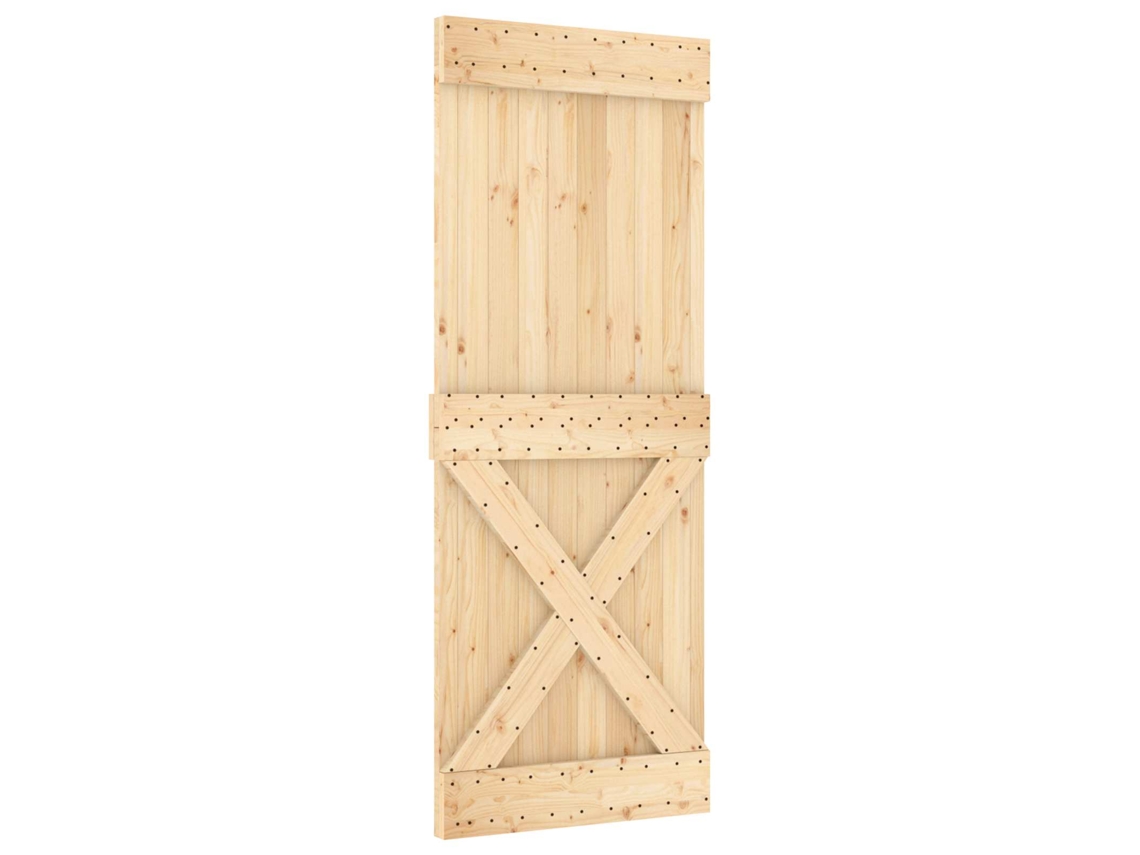 Maison Exclusive - Porta Narvik 80 X 210 Cm Madeira De Pinus Sólida (não Tratada)