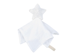 Babador Chupeta Infantil, Babador To Calm Or Humor, Cobertor de Segurança Com Pingente de Estrela de Malha para Meninos e Meninas, Lenço Pacificad