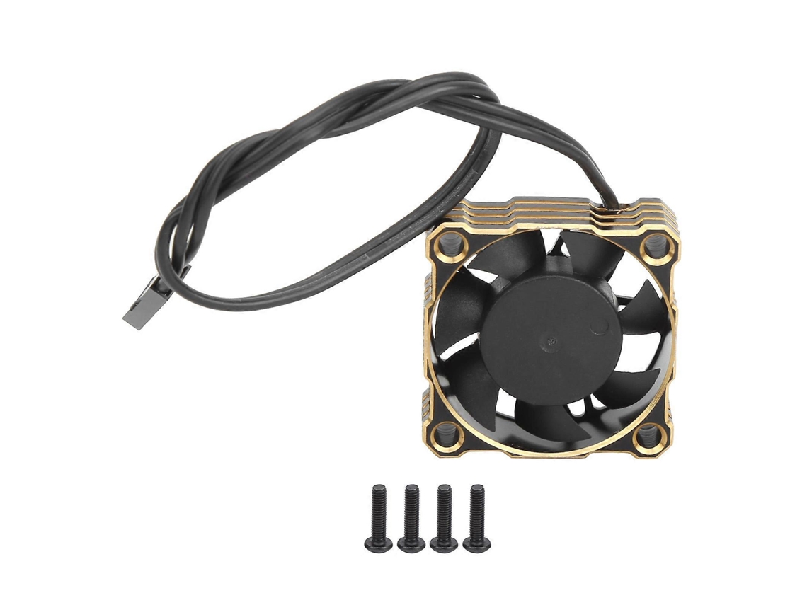 Ventilador De Refrigeração Para Carro Rc À Prova Dágua 16000 Rpm 30x30 Mm 5 9 V Douradovayotoy