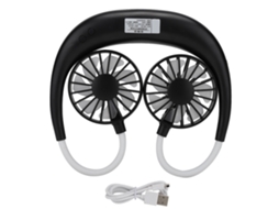 Ventilador de Pescoço EOOCOO (recarregável Via Usb, Plegável com Luz)
