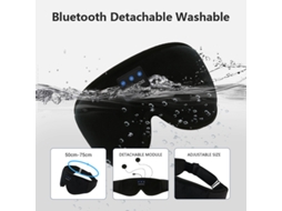 Máscara para os Olhos com Fones de Ouvido para Ouvir Música Enquanto Dorme AQUAFORGE