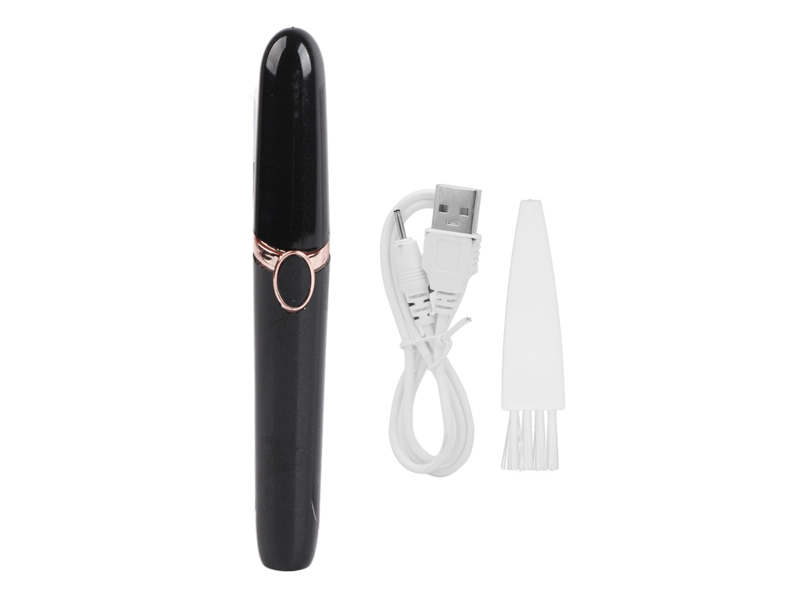 2026 afeitadora Eléctrica de Sobrancelhas Usb para Mulheres Máquina Painless de Depilação Facial Shaver Preta