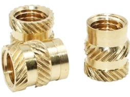 Conjunto Variado De Porcas Inserção Térmica Latão M2 M3 M4 M5 M6 M8,