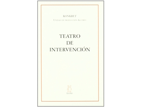 Livro Teatro De Intervención de César De Vicente Hernando (Espanhol)