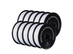Filamento De Impressão 3d, 1.75mm, Petg Não Tóxico, Branco Oem