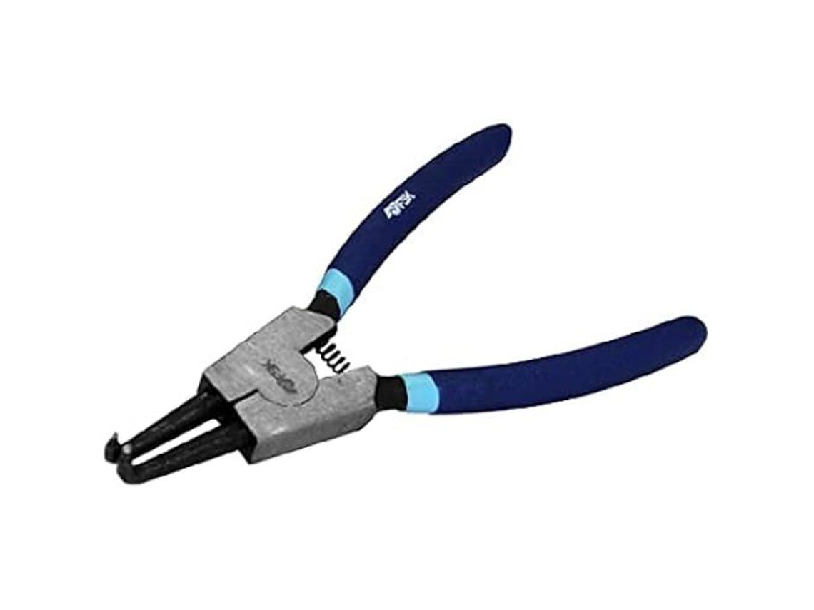 Alicate Ferrestock Arruelas Externas 6 Polegadas Cabo De Borracha Antiderrapante Curvo