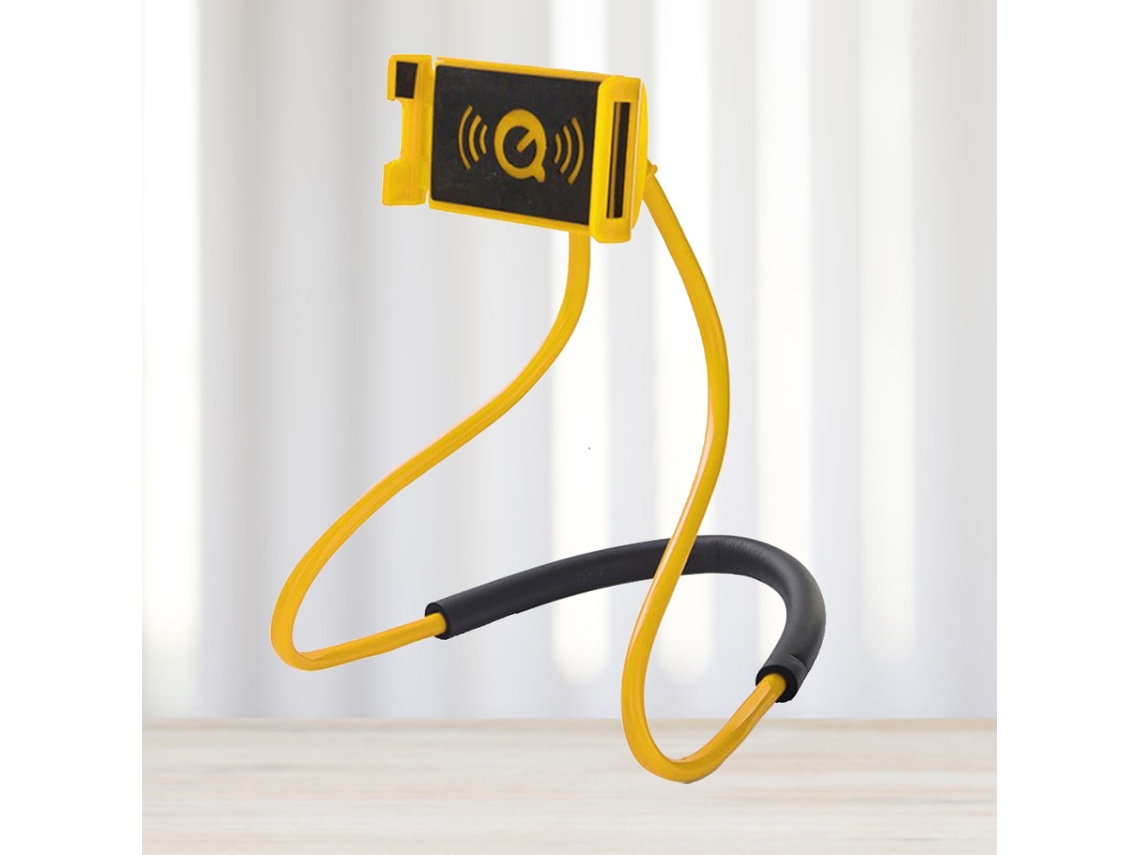 Suporte Universal Para Celular, Bastão De Selfie Extensível Para Pendurar No Pescoço (amarelo)