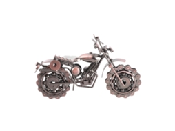 Modelo De Moto De Juguete De Metal Com Textura Antiga, Resistente E Suave, Para Crianças E Decoração