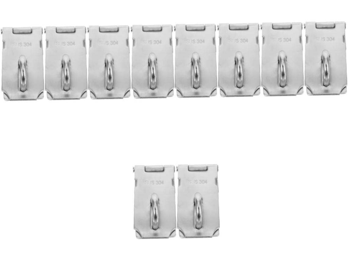 Conjunto De 10 Fechos De Porta Em Aço Inoxidável Para Sistema De Travamento