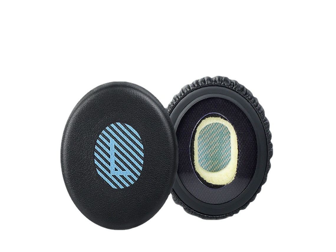 Almofadas De Ouvido Para Bose Oe2/oe2i, Capa De Esponja Para Fones De Ouvido, 1 Par (preto E Azul) Cuich