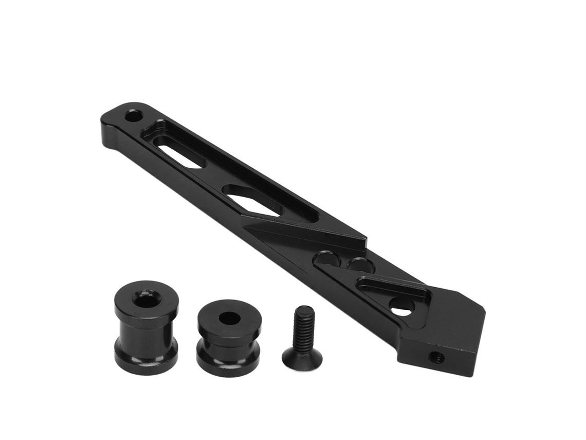 Mali suporte de Chassis Traseiro de Alumínio Resistente a Impactos Cnc para Arrma 1/7 1/8 Preto