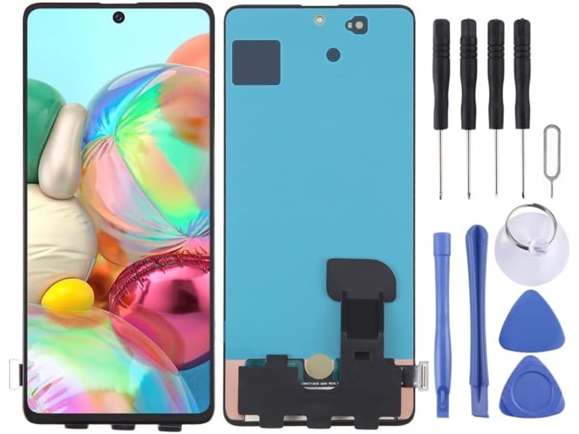 Tela Oled Lcd De 6,67 Polegadas Para Galaxy A71 Sm-a715 Com Conjunto Completo De Digitalizador