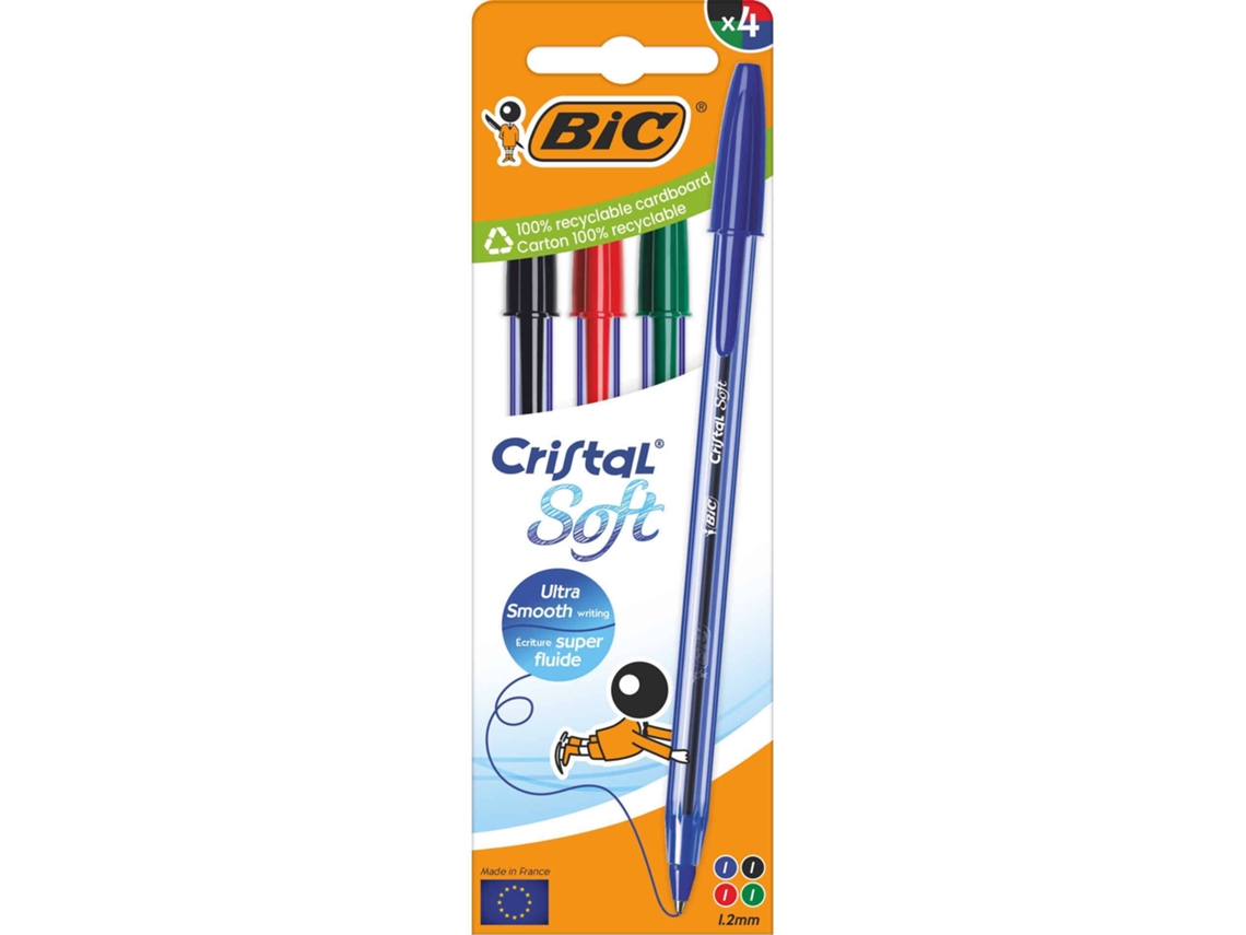 Esferográfica Cristal Soft 4 Cores Bic