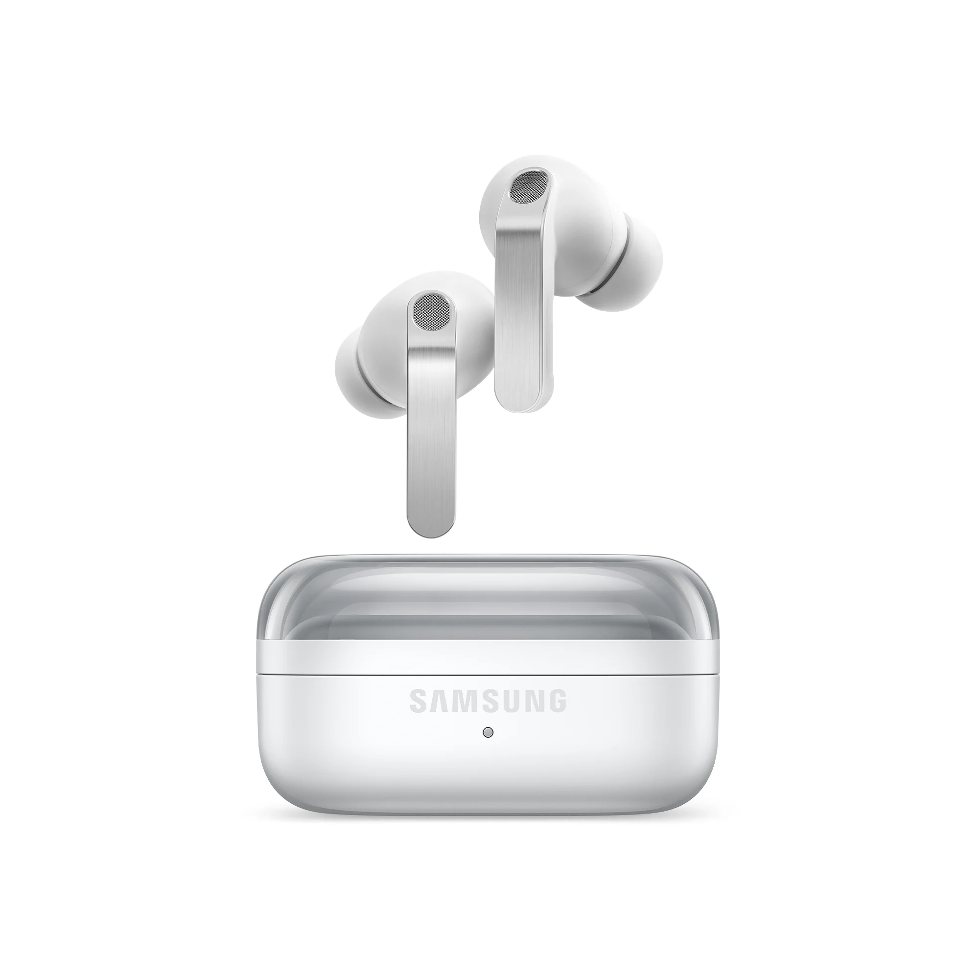  Auriculares Bluetooth SAMSUNG Galaxy Buds 4 Pro (Outlet Caixa Aberta - In Ear - Microfone - Branco)