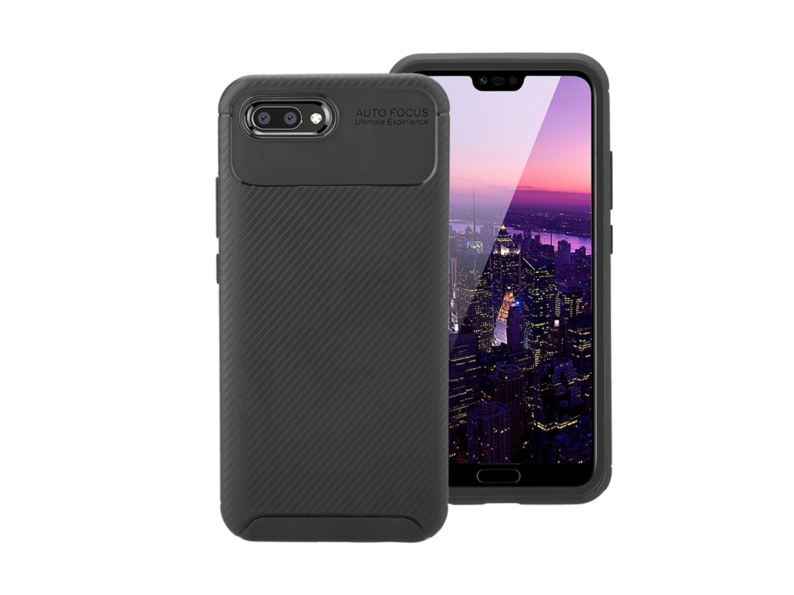 Capa de Telefone Série Besouro Capa para Huawei Honor 10 EOOCOO (tpu Macio Anti impacto Esbranquiçado)