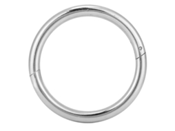 Argola Nasal De Ferro Para Touro E Vaca, Clipe Nasal Para Gado, Equipamento Veterinário Para Fazendas E Pecuária, 100 Mm, 25-26