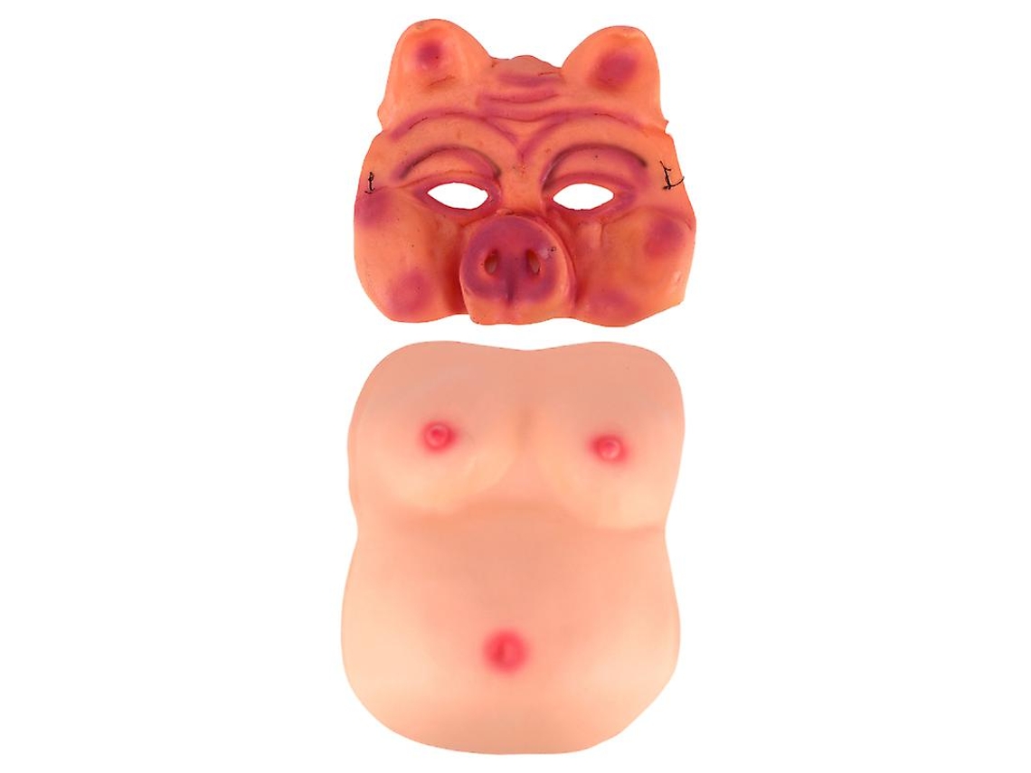 1 Conjunto de Máscara de Cabeça de Fantasia para Decorações de Halloween ALLINLESS