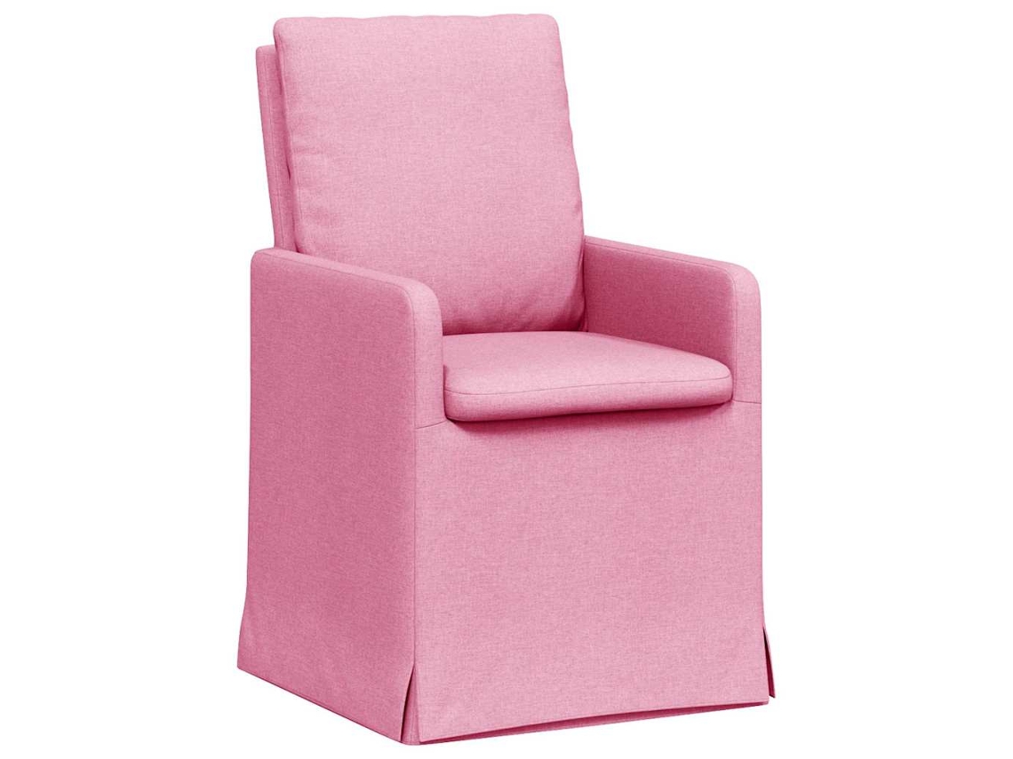 Cadeiras de Jantar 2 Pcs Rosa 57