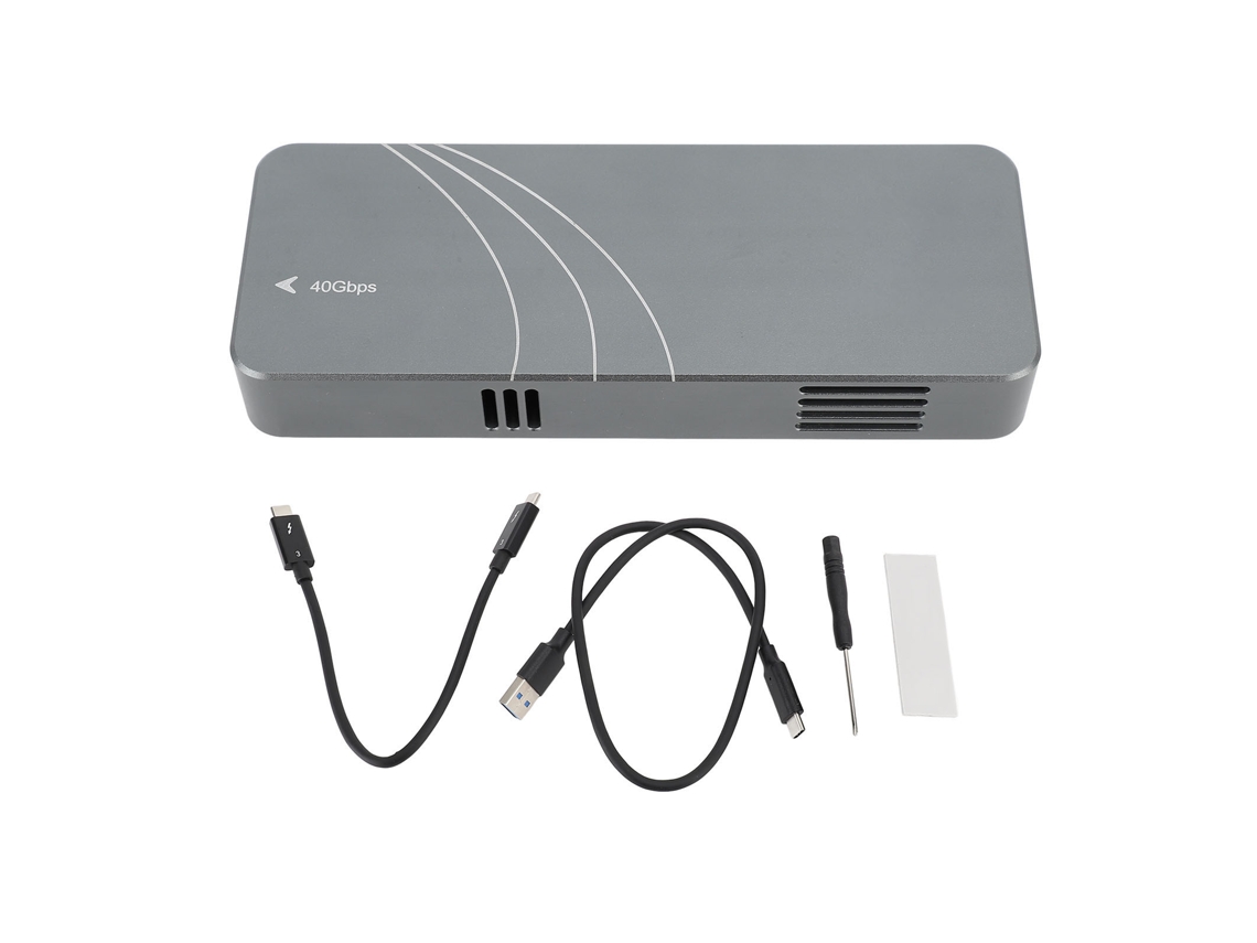 Enclosure De Ssd Usb4.0 40gbps Type C Externo Para Disco Rígido Nvme M.2 Os Laptop