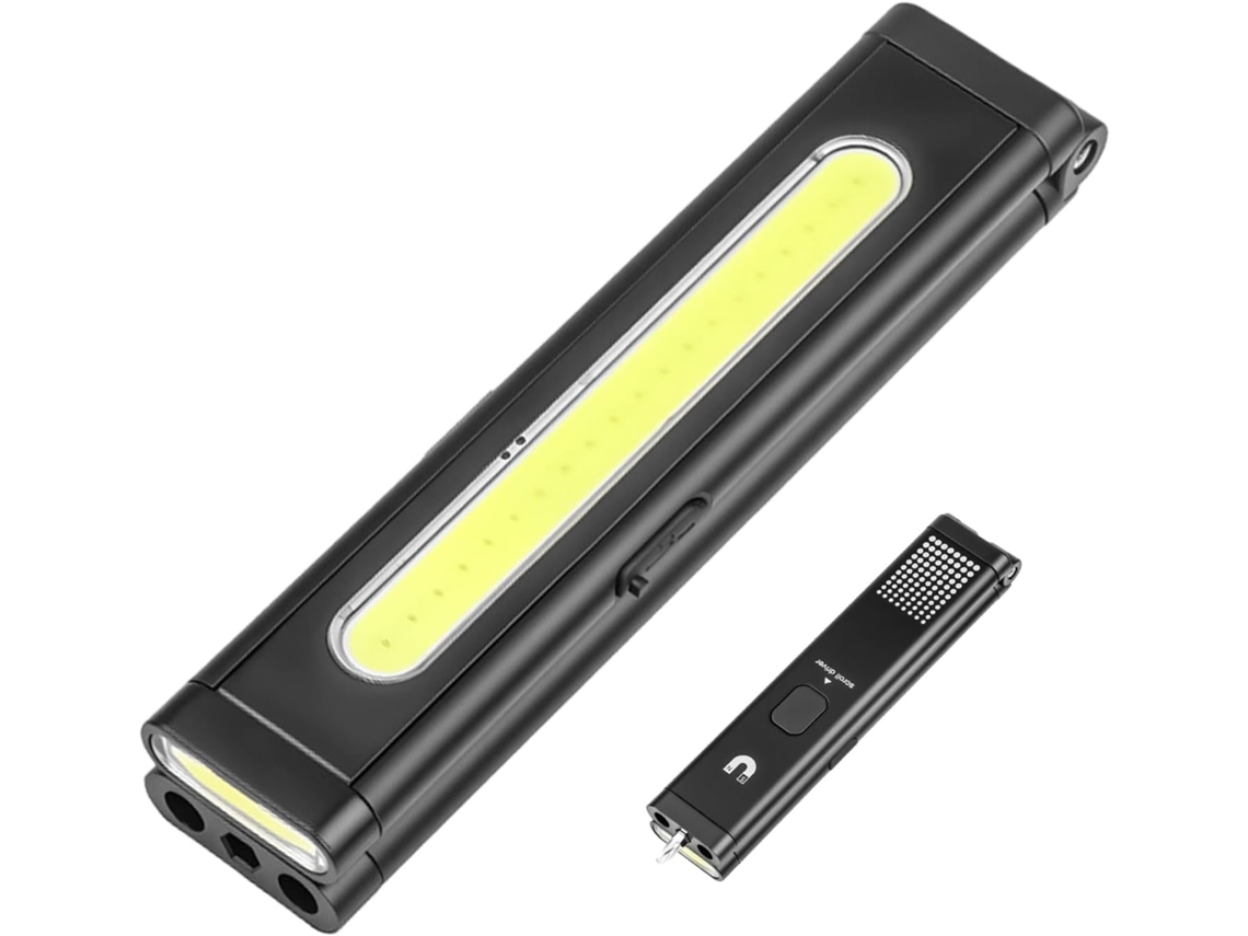 Lanterna Multimodo Com Régua, Lanterna Led Potente E Ajustável | Ideal Para Camping, Caminhadas, Caç Gokoco