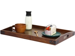 Bandejas De Madeira Decorativas, Organizador Retangular Para Guardar Pratos | Bandeja Decorativa Mod Gokoco