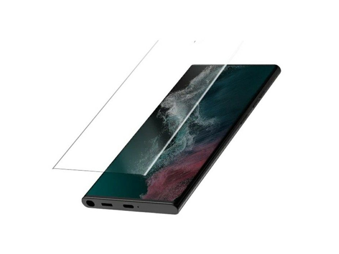 Filme Protetor De Tela - Quad Lock - Samsung Galaxy S22 Ultra - Tpu Transparente - 0,15 Mm - Compatível Com Impressão Digital E S Pen
