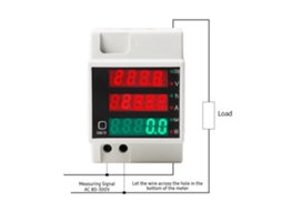 Medidor De Energia Digital Ac80-300v 100a Multifuncional Kwh Voltmeter Amperímetro Tester Fator De Potência