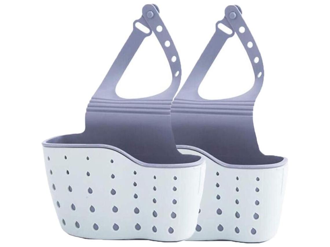 Saboneteira De Silicone Com Alça Ajustável, Com Drenagem