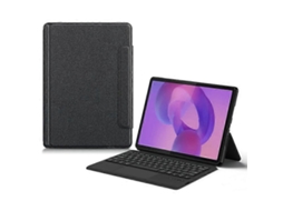 Capa De Couro Compatível Com Lenovo Idea Tab Pro / Xiaoxin Pad Pro 12.7 (2025) + Teclado Bluetooth Com Touchpad E Suporte Para Teclado.