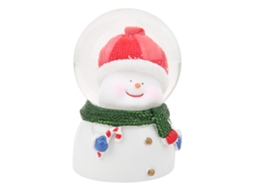 Laxiscreed Bola De Cristal Iluminada De Natal Com Boneco De Neve Para Decoração De Natal