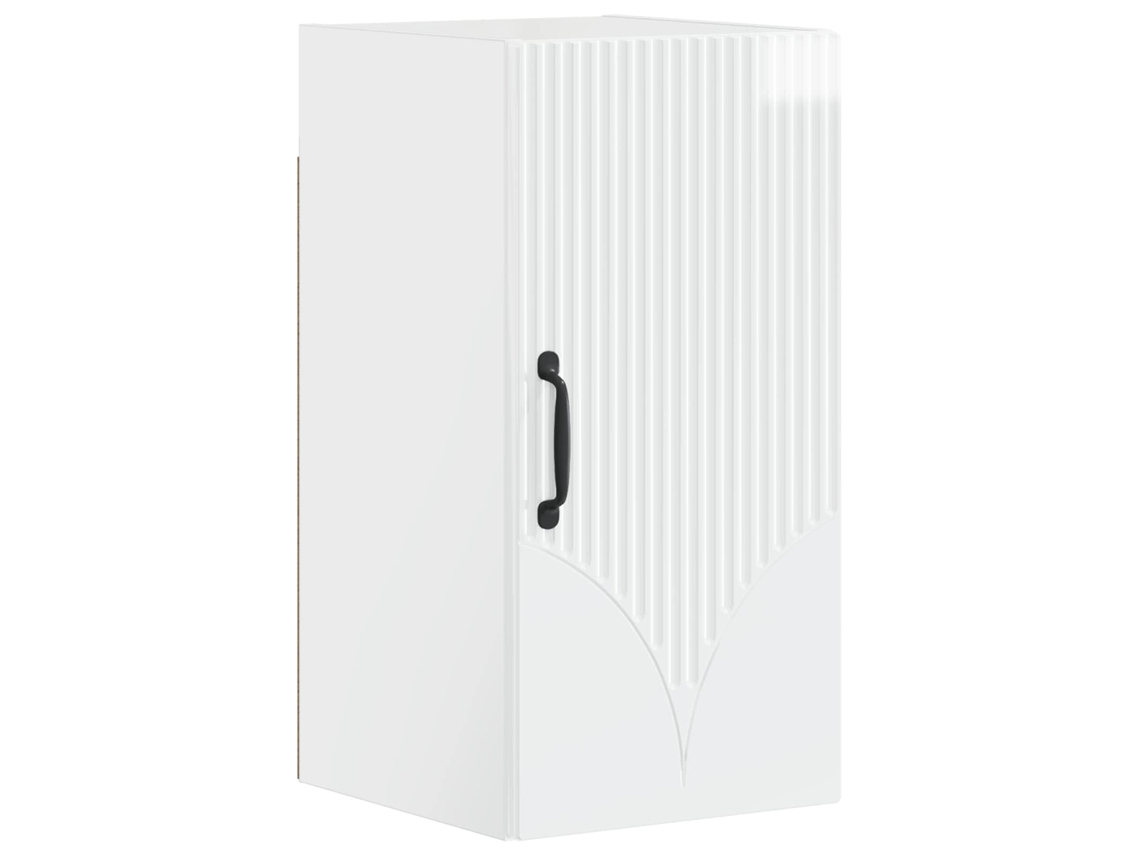Vidaxl Armário De Parede Para Banheiro Hoorn Branco Brilhante