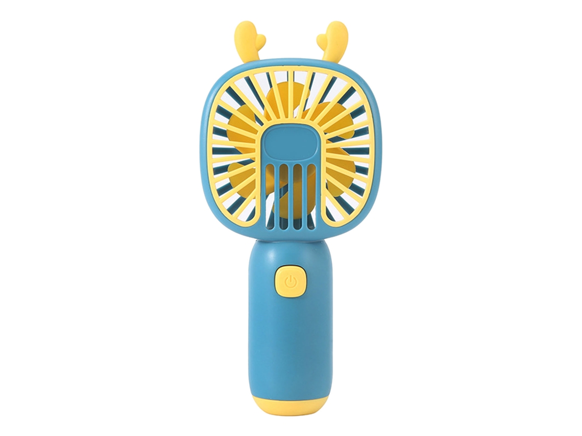 Ventilador Mini Recarregável Silencioso Azul S/MARCA
