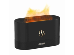 Umidificador de Bruma de Chama com Desligar Automático e Aromaterapia Usb para Casa e Hotel LAXISCREED