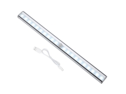 Luminária Noturna de Mesa com 20 Leds, Sensor de Movimento e Recarregável Via Usb BRILVIBERA