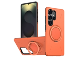 Suporte Giratório Compatível Com Capas Magnéticas De Celulares Samsung.laranja-s23