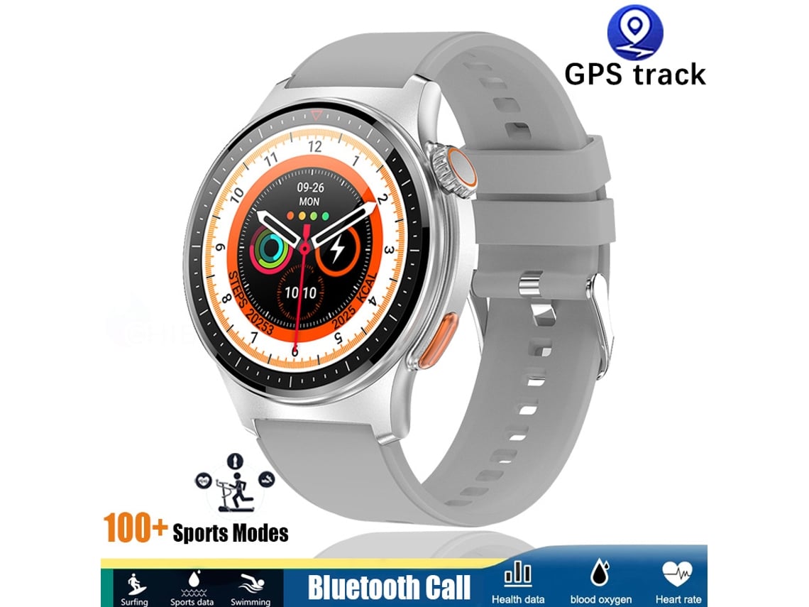 Smartwach OHPA QW49 (Android e IOS - cinzento)