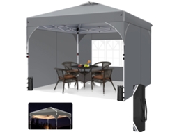 Tenda De Cobertura, Tecido Impermeável, Proteção Uv, Cinza Escuro