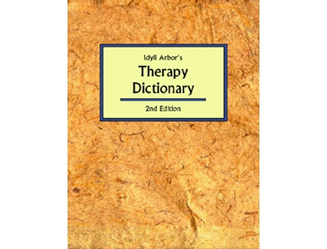 Livro Idyll Arbors Therapy Dictionary de Joan Burlingame (Inglês)
