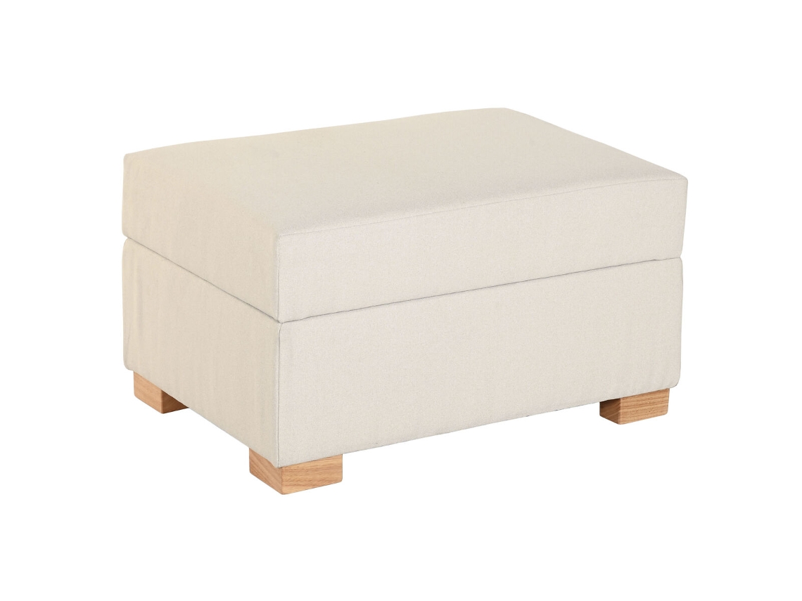 Repousa Pés Home Esprit Bege Urbana 70 X 50 X 40 Cm
