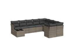 Garden Sofa Set, Garden Sofa Sets Vidaxl Cinzeto Rattan / Vime (n/a)