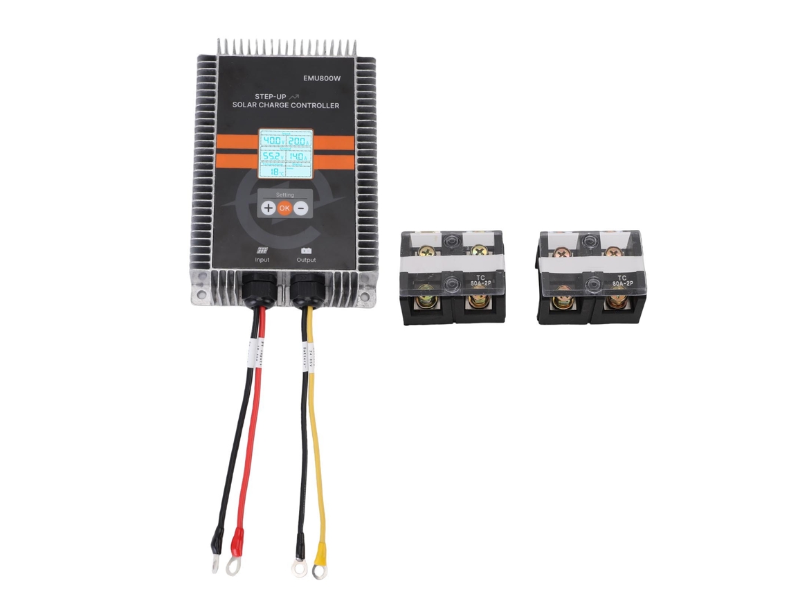 Controlador solar MPPT de 800 W com reforço de tensão (universal para múltiplas tensões, adaptação fotovoltaica inteligente)