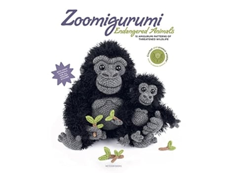 Livro Zoomigurumi Endangered Animals de Cor Amigurumicom (Inglês)
