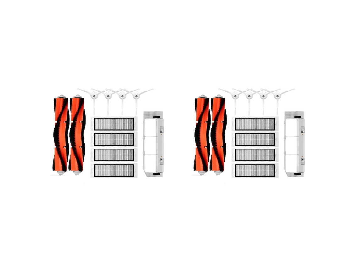 Conjunto De 2 Escovas Laterais Principais Para Aspirador Robô Xiaomi Mi 1/1s Sdjqr01rr Sdjqr02rr Sdjqr03rr Para Roborock S502-00 S5 Max S6_ptg